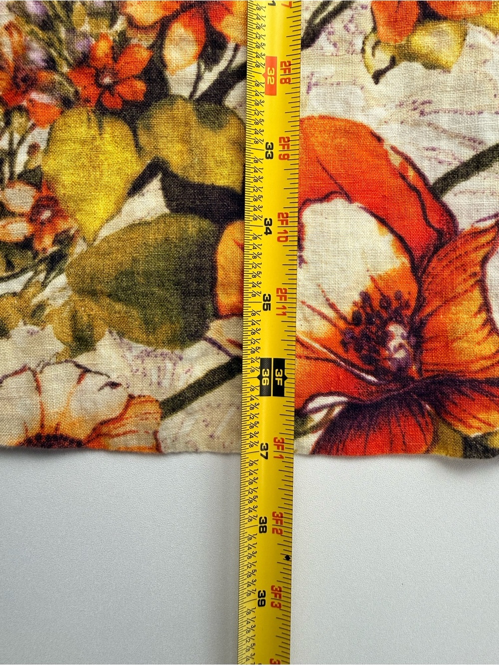 Chico’s 100% Linen Floral Shift Dress Size 1 US 8/10 Botanical Print Cottagecore - Picture 6 of 8